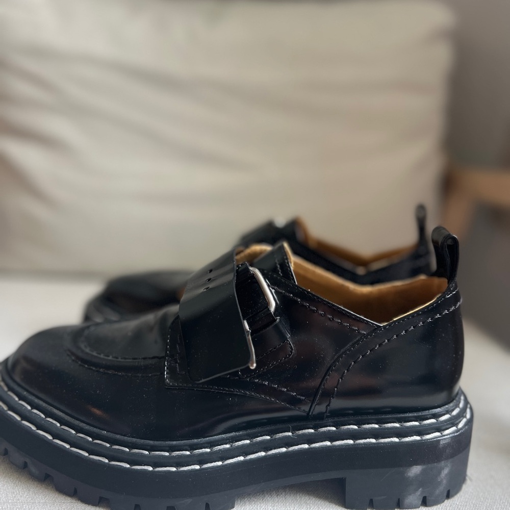 Proenza Schouler Lug Sole Buckle Oxfords - Picture 10 of 17